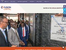 Tablet Screenshot of fusioncapitalafrica.com